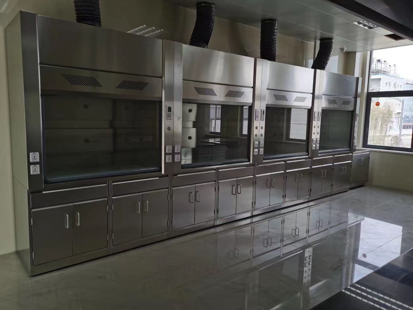 漳州市废气处理系统不锈钢实验台 - 方案